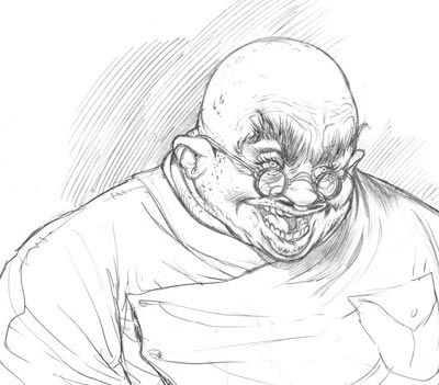 Dottor Mabuse<br>disegni di Fabio Celoni<br><i>(c) 2007 Edizioni Star Comics</i>