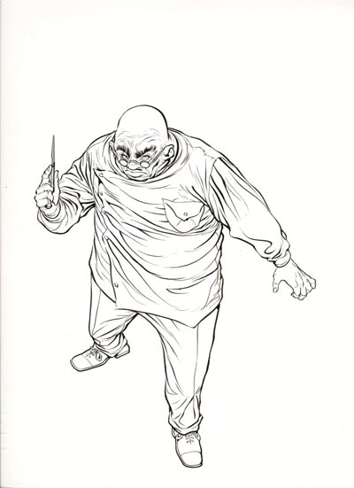 Dottor Mabuse<br>disegni di Fabio Celoni<br><i>(c) 2007 Edizioni Star Comics</i>