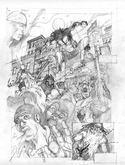 Numero 2 - Tavola 30<br>disegni di Fabiano Ambu<br><i>(c) 2007 Edizioni Star Comics</i>