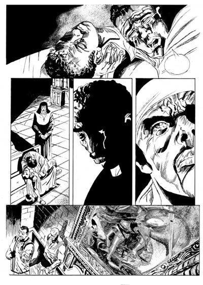 Numero 2 - Tavola 33<br>disegni di Fabiano Ambu<br><i>(c) 2007 Edizioni Star Comics</i>