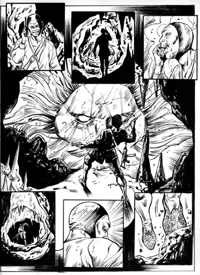 Numero 3 - Tavola 16<br>disegni di Sergio Gerasi<br><i>(c) 2007 Edizioni Star Comics</i>