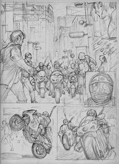 Numero 3 - Tavola 36<br>disegni di Sergio Gerasi<br><i>(c) 2007 Edizioni Star Comics</i>