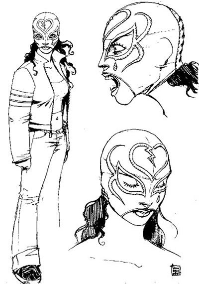 Pasion: studio effettuato per la DC Comics-Vertigo (2001)<br>disegni di Giuseppe Camuncoli<br><i>(c) 2007 Matteo Casali</i>