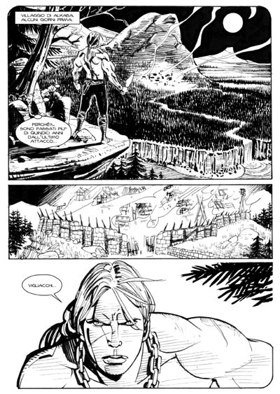 Numero 1 - Tavola 30<br>matite di Cristiano Spadavecchia, chine di Renato Riccio & Matteo Santaniello<br><i>(c) 2007 Edizioni Star Comics</i>