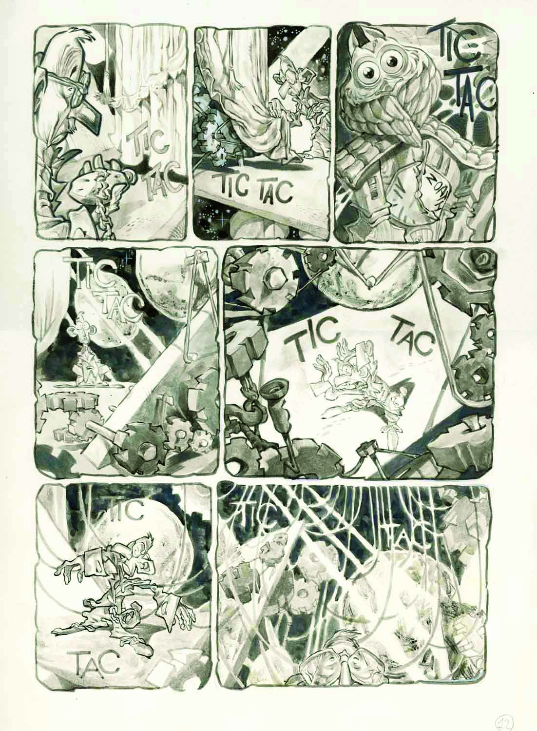 Una tavola di Zoath Una tavola di Zoath<br>disegni di Fabio Celoni<br><i>(c) aventi diritto</i>