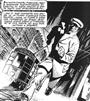 Alessandro Simonetti insegue il suo estro<br>disegni di Luigi Simeoni, da "Gli Occhi e il Buio", Romanzi a Fumetti Bonelli n.2<br><i>(c) 2007 Sergio Bonelli Editore</i>
