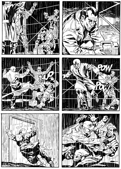 Tavola tratta dallo Speciale 17<br>disegni di Gino Vercelli<br><i>(c) 2007 Sergio Bonelli Editore</i>