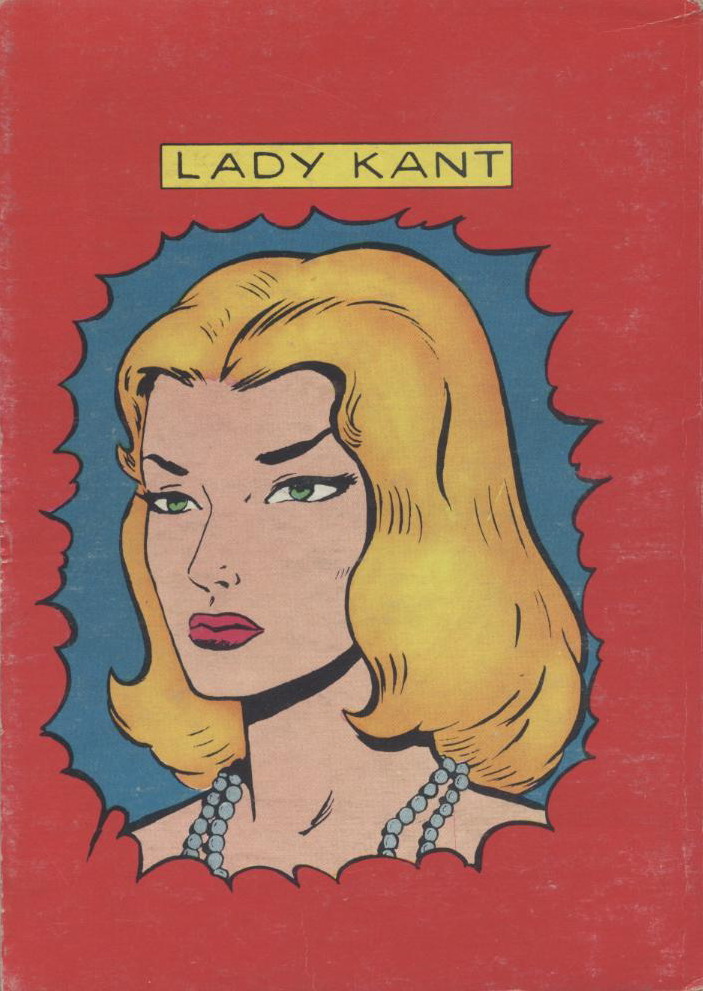 Eva Kant <br>La quarta di copertina del numero 3<br><i>(c) Astorina S.r.l. 1963</i>
