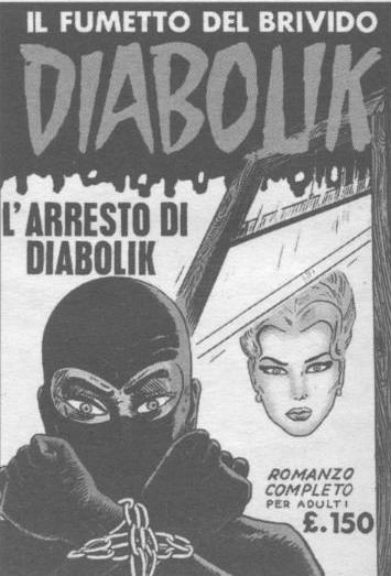 Diabolik n. 3<br>L'arresto di Diabolik<br><i>(c) Astorina S.r.l. 1963</i>