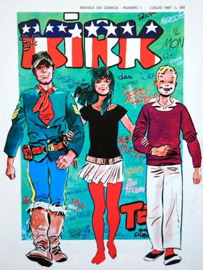 Sgt. Kirk N.1 (luglio 1967) Sgt. Kirk N.1 (luglio 1967)<br>la copertina del primo numero della rivista<br><i>(c) 1967 Ivaldi</i>