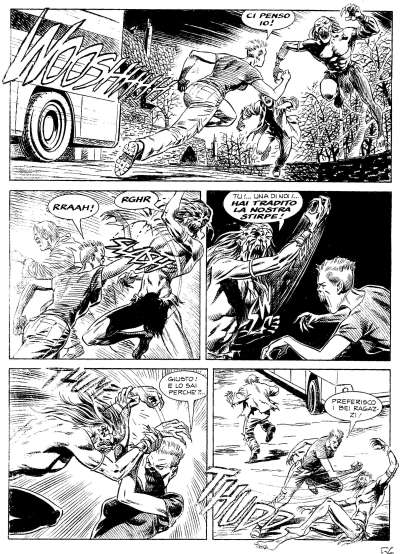 Numero 95 - Tavola 56<br>disegni di Giuliano Piccininno<br><i>(c) 2008 Sergio Bonelli Editore</i>