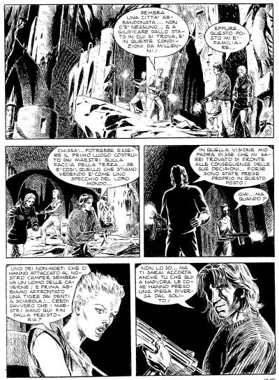 Numero 95 - Tavola 85<br>disegni di Giuliano Piccininno<br><i>(c) 2008 Sergio Bonelli Editore</i>