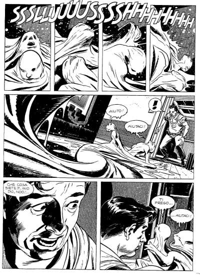 Numero 96 - Tavola 19<br>disegni di Alessandro Baggi<br><i>(c) 2008 Sergio Bonelli Editore</i>