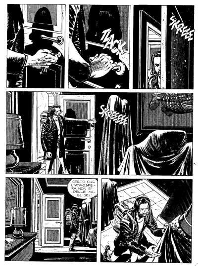 Numero 96 - Tavola 45<br>disegni di Alessandro Baggi<br><i>(c) 2008 Sergio Bonelli Editore</i>