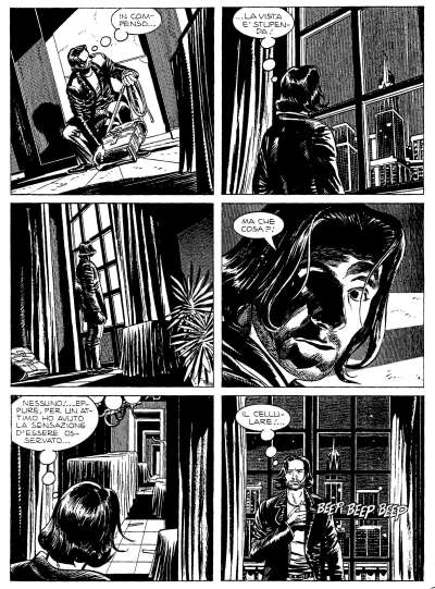 Numero 96 - Tavola 46<br>disegni di Alessandro Baggi<br><i>(c) 2008 Sergio Bonelli Editore</i>