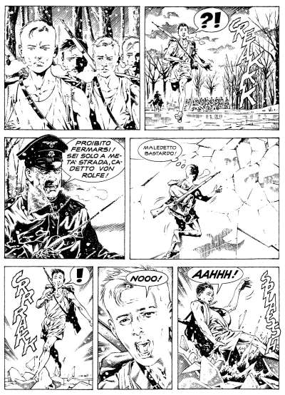 Numero 98 - Tavola 14<br>disegni di Alessandro Bocci<br><i>(c) 2008 Sergio Bonelli Editore</i>