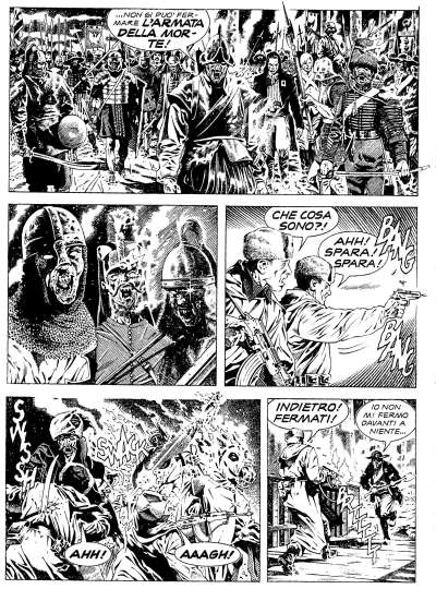 Numero 98 - Tavola 75<br>disegni di Alessandro Bocci<br><i>(c) 2008 Sergio Bonelli Editore</i>