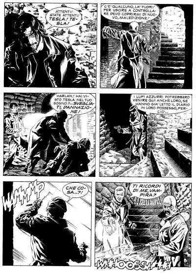 Numero 98 - Tavola 79<br>disegni di Alessandro Bocci<br><i>(c) 2008 Sergio Bonelli Editore</i>