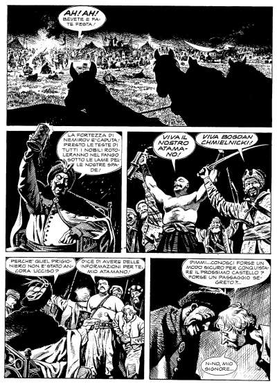 Numero 99 - Tavola 4<br>disegni di Mario "Majo" Rossi<br><i>(c) 2008 Sergio Bonelli Editore</i>