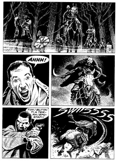 Numero 99 - Tavola 61<br>disegni di Mario "Majo" Rossi<br><i>(c) 2008 Sergio Bonelli Editore</i>