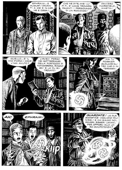 Numero 99 - Tavola 67<br>disegni di Mario "Majo" Rossi<br><i>(c) 2008 Sergio Bonelli Editore</i>