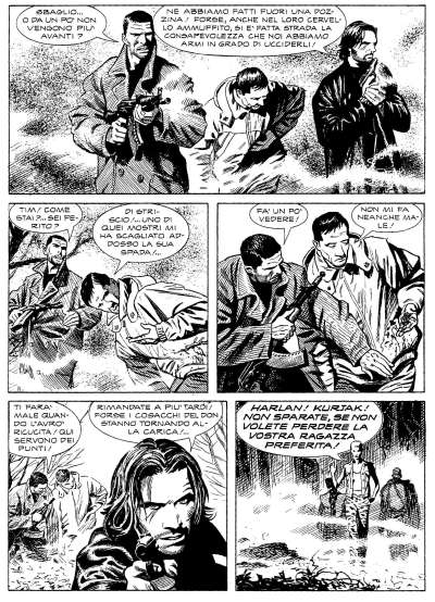 Numero 99 - Tavola 70<br>disegni di Mario "Majo" Rossi<br><i>(c) 2008 Sergio Bonelli Editore</i>