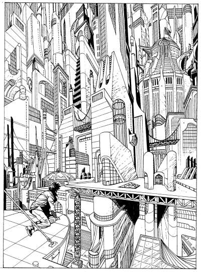 Numero 100 - Tavola 55<br>disegni di Stefano Andreucci<br><i>(c) 2008 Sergio Bonelli Editore</i>