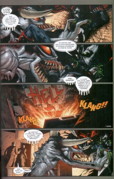 Spawn e Violator: di nuovo "insieme" Spawn e Violator: di nuovo "insieme"<br>pag. 39<br><i>(c) 2007 Image Comics / Panini Comics</i>