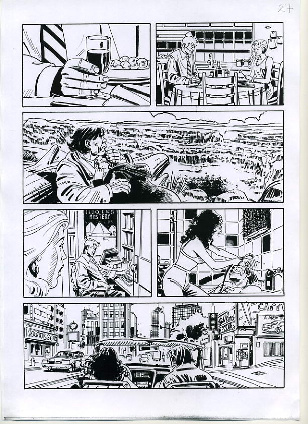 Numero 296 - Tavola 27<br>disegni di Paolo Morales e Davide De Cubellis<br><i>(c) 2008 Sergio Bonelli Editore</i>