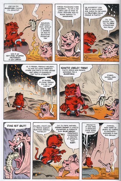 Adolf Hitler Adolf Hitler<br>non poteva che andare all'inferno<br><i>(c) 2007 Magic Press / Dark Horse</i>