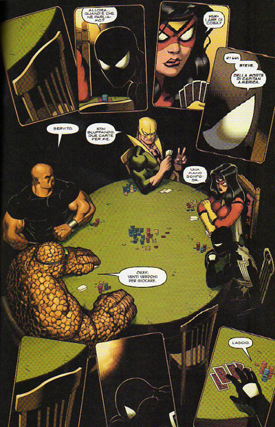 Capitan America è morto Capitan America è morto<br>disegni di Romita Jr<br><i>(c) 2008 Panini Comics</i>