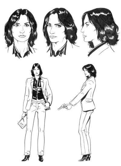 Studio Personaggi: Grazia De Negro<br>disegni di Francesco Bonanno<br><i>(c) 2008 Edizioni Star Comics, Lucarelli, Smocovich & Di Bernardo</i>