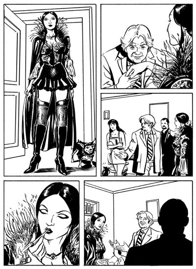 Numero 3 - Tavola 31<br>disegni di Francesco Bonanno<br><i>(c) 2008 Edizioni Star Comics, Lucarelli, Smocovich & Di Bernardo</i>