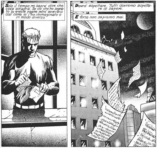 Nathan butta via le trame appena scritte<br>disegni di C. Di Clemente<br><i>(c) 2008 SBE</i>