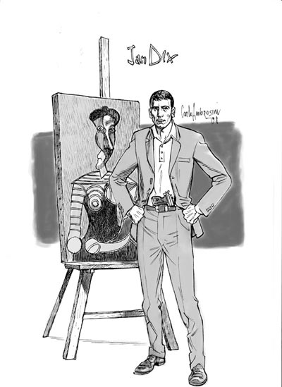 Dix & Picasso Dix & Picasso<br>disegni di Carlo Ambrosini<br><i>(c) 2008 Sergio Bonelli Editore</i>