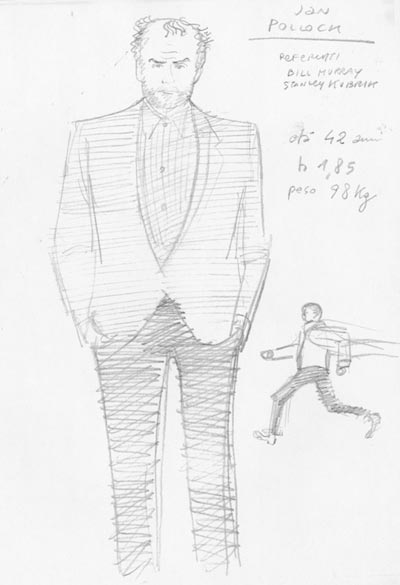 Studio Personaggi: Jan Dix Studio Personaggi: Jan Dix<br>disegni di Paolo Bacilieri<br><i>(c) 2008 Sergio Bonelli Editore</i>