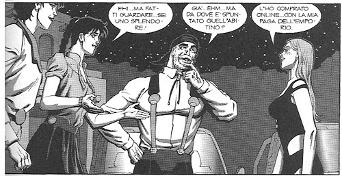 The Agency in un momento di relax The Agency in un momento di relax<br>pag.93, disegni di Patrizia Mandanici<br><i>(c) 2008 SBE</i>