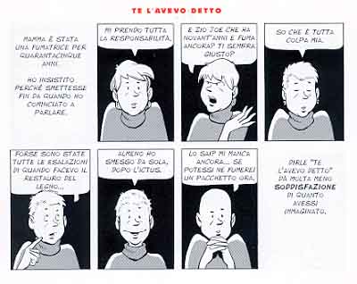 "Te l'avevo detto!"<br>... magra consolazione.<br><i>(c) 2007 Double Shot - Bottero Edizioni</i>