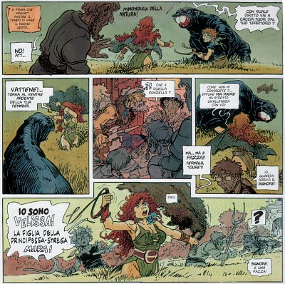 La prorompente Velissa<br>Volume 1 - Pag. 16<br><i>(c) 1999 Alessandro Editore</i>