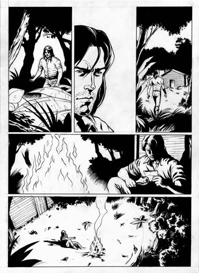 Tavola tratta dall'Extra numero 25<br>disegni di Dario Sansone<br><i>(c) 2008 Edizioni Star Comics</i>