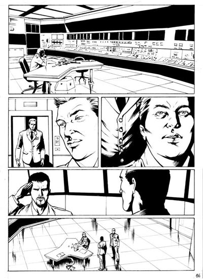 Tavola tratta dall'Extra numero 25<br>disegni di Dario Sansone<br><i>(c) 2008 Edizioni Star Comics</i>