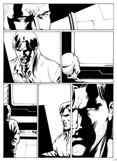 Tavola tratta dall'Extra numero 25<br>disegni di Dario Sansone<br><i>(c) 2008 Edizioni Star Comics</i>