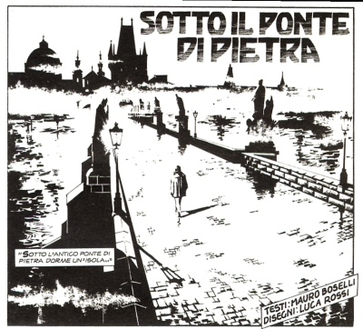 Praga Praga<br>disegni di Luca Rossi, Dampyr n.5<br><i>(c) 2008 Sergio Bonelli Editore</i>