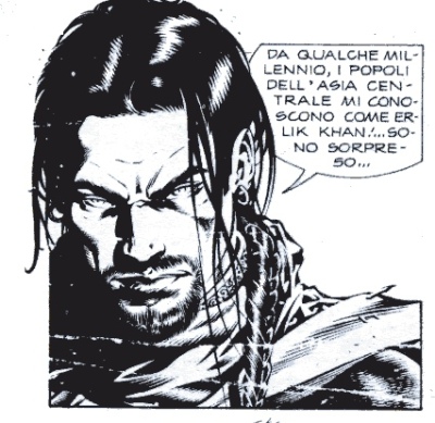 Erlik Khan Erlik Khan<br>disegni di Alessandro Bocci, Dampir n.31<br><i>(c) 2008 Sergio Bonelli Editore</i>