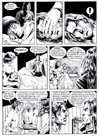 Tavola tratta dal numero 101<br>disegni di Arturo Lozzi<br><i>(c) 2008 Sergio Bonelli Editore</i>