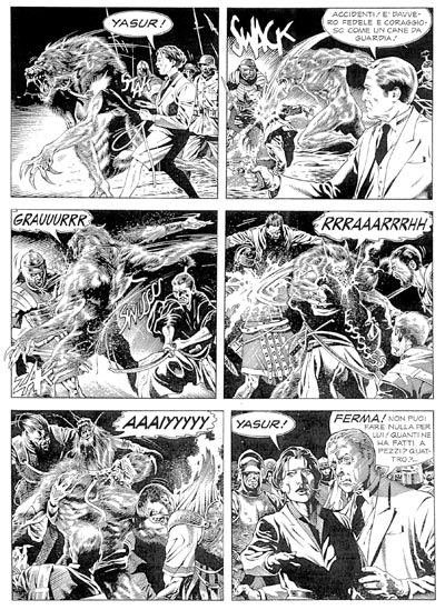 Numero 102 - Tavola 51<br>disegni di Alessandro Bocci<br><i>(c) 2008 Sergio Bonelli Editore</i>