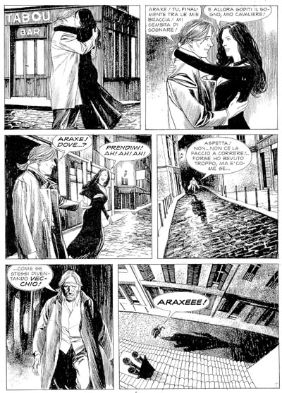 Tavola tratta dal numero 103<br>disegni di Nicola Genzianella<br><i>(c) 2008 Sergio Bonelli Editore</i>
