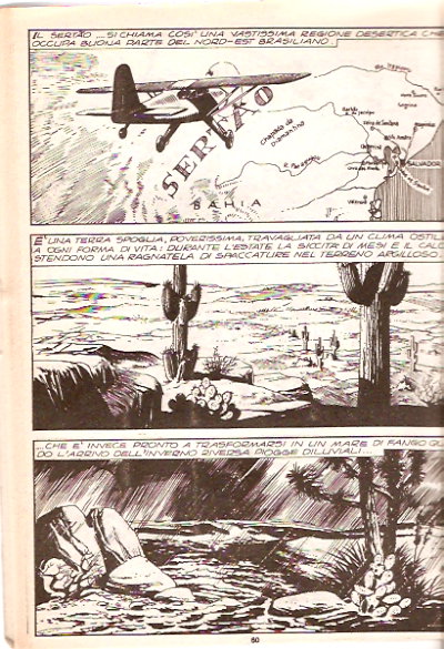 Il Sertão di Bignotti<br>Mister No n.3, pag.60, disegni di Franco Bignotti<br><i>(c) 1975 Sergio Bonelli Editore</i>