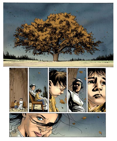 Volume 2 Tavola 22 Volume 2 Tavola 22<br>disegni di Stefano Raffaele, colori di Bruno Pradelle<br><i>(c) 2008 Soleil</i>