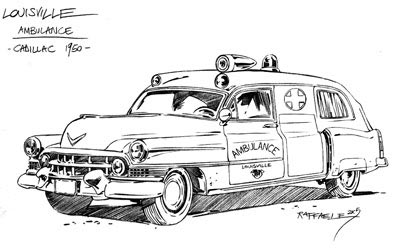 Studio Ambulanza<br>disegni di Stefano Raffaele<br><i>(c) 2008 Soleil</i>